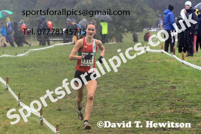 Senior Womens 2023 National Cross Country Relays, Berry Hill Park, Mansfield.  Photo: David T. Hewitson/Sports for All Pics